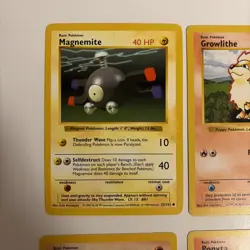 Pokemon TCG Lot ( 10 Cards) Base Set Shadowless WOTC Vintage 1999 LP - Image 2