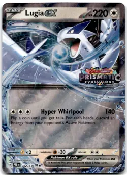Lugia ex (Prismatic Evolutions Stamped) Double Rare Cards & Products 082/131 NM - Image 1