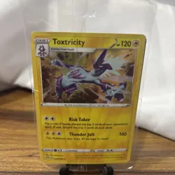 Pokemon TCG Toxtricity Holo Promo Card 063/189 Knock Out Collection, Sealed - Image 1