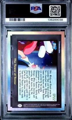 2000 TOPPS POKEMON TV ANIMATION SER 2 EPISODE CARDS THE TOWER OF TERROR PSA 9 - Image 2