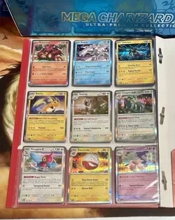 Pokemon Card Collection Lot Vintage Binder Full Arts 250 Cards Mega Charizard #3 - Image 5