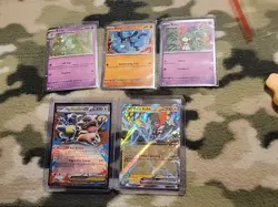 Lot Of 5 Pokemon Tcg Cards Ex Mega Promos - Image 1