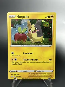 Morpeko SWSH031 SWSH: Sword & Shield Black Star Promo Pokemon Card *Swirl* - Image 1