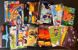 Lot Of 28 Pokemon Movie And Series Cards - Image 1