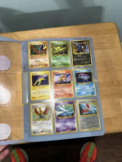 Pokemon Card Japanese Neo Genesis Premium File Folder 9 cards - Image 4