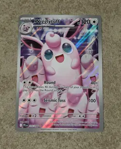 [ NM ] Wigglytuff Phantasmal Flames Illustration Holo 105/094 Pokemon Card - Image 1