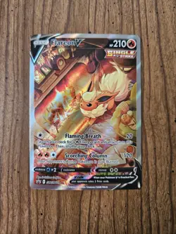 Flareon V SWSH179 SWSH: Sword & Shield Promo Cards Holo NM - Image 2