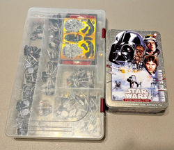 Star Wars PocketModel TCG Ships Cards Lot with Tin and storage box - Image 1