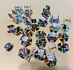 Star Wars PocketModel TCG Ships Cards Lot with Tin and storage box - Image 4