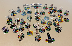 Star Wars PocketModel TCG Ships Cards Lot with Tin and storage box - Image 5