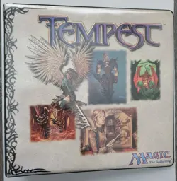 Magic the Gathering MTG TEMPEST 1997 Ultra-Pro 3-Ring Binder - Image 1