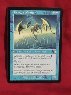 1xMTG Thought Monitor-Retro Frame-Commander: The Brothers' War-LP - Image 1