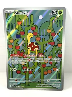 Shuckle 136/132 - Illustration Rare - Pack Fresh Mint - Mega Evolution - Pokemon - Image 1