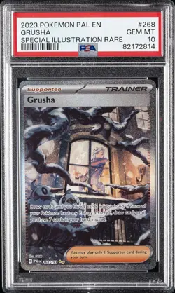 2023 POKEMON PAL EN-PALDEA EVOLVED SPECIAL ILLUSTRATION RARE #268 GRUSHA PSA 10 - Image 1