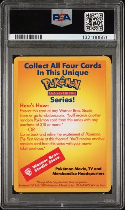 1999 POKEMON INSERT CARDS CATCH MEW! PSA 9 - Image 2