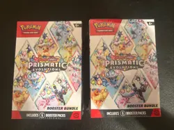 Pokemon TCG Scarlet & Violet Prismatic Evolutions Booster Bundle Sealed Lot Of 2 - Image 1