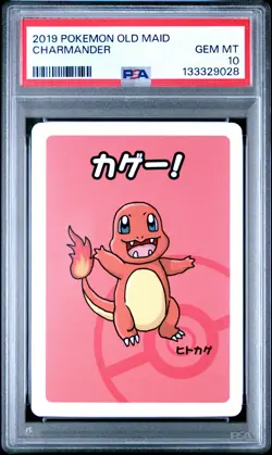 2019 POKEMON OLD MAID CHARMANDER PSA 10 - Image 1