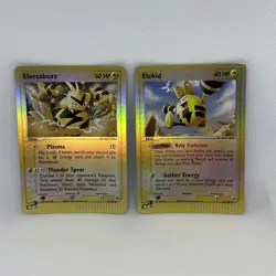 Pokemon Electabuzz + Elekid Ex Sandstorm 35,36/100 Reverse Holos - Near Mint!! - Image 1