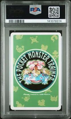1996 POKEMON GREEN VERSION PLAYING CARDS 4 OF CLUBS #006 CHARIZARD PSA 10 - Image 2