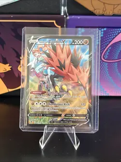 Pokemon TCG Galarian Zapdos v Astral Radiance Trainer Gallery TG19/TG30 LP - Image 1