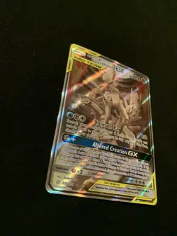 Arceus & Dialga & Palkia GX (Alternate Full Art) 221/236 Cosmic Eclipse Pokemon - Image 3