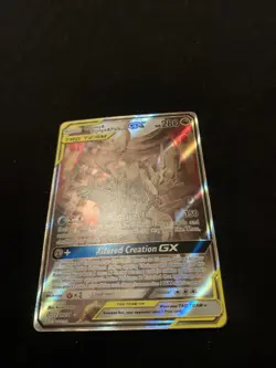 Arceus & Dialga & Palkia GX (Alternate Full Art) 221/236 Cosmic Eclipse Pokemon - Image 4