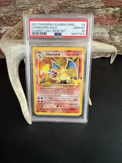2021 POKEMON CELEBRATIONS CLASSIC COLLECTION #4 CHARIZARD-HOLO PSA 10 - Image 1
