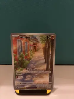 Pokemon Sudowoodo - Illustration Rare Holo SV02: Paldea Evolved 2023 219/193 NM - Image 1