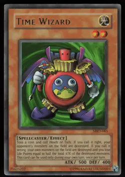 Time Wizard MRD-065 Ultra Rare Metal Raiders Unlimited Yu-Gi-Oh - Image 1