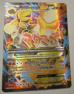 Pokemon TCG M Camerupt EX Black Star Promo XY198a Alternate Art Holo 2017 RARE - Image 1
