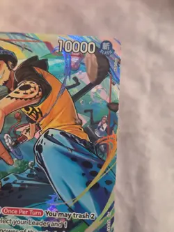 One Piece The Azure Sea's Seven Trafalgar Law OP14-009 Alternate Alt Art NM - Image 4