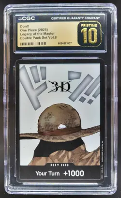 2025 ONE PIECE CCG DON!! LEGACY OF THE MASTER CGC 10 PRISTINE C PT - Image 1