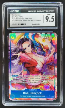 2025 ONE PIECE CCG BOA HANCOCK OP07-051 ALT ART CGC 9.5 A PT - Image 1