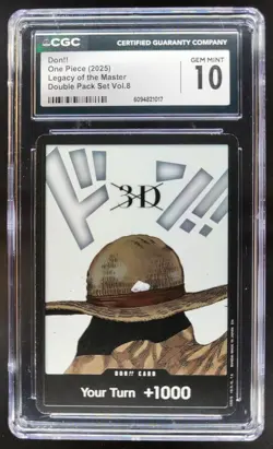 2025 ONE PIECE CCG DON!! LEGACY OF THE MASTER CGC 10 C PT - Image 1