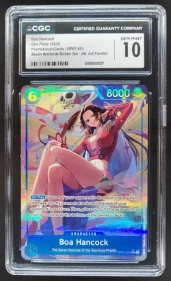 2025 ONE PIECE CCG BOA HANCOCK OP07-051 ALT ART CGC 10 A PT - Image 1