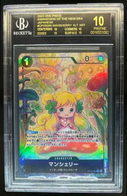 2023 One Piece New Era Japanese Mansherry Alt Art Black Label #OP05-088 BGS 10 - Image 1