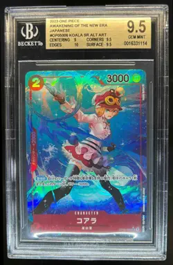 2023 One Piece Awakening of the New Era Japanese Koala Alt Art #OP05-006 BGS 9.5 - Image 1