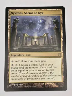 Nykthos, Shrine to Nyx - MTG - Theros - Rare - NM - #223 - Image 1