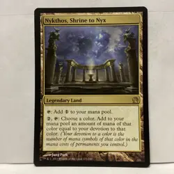 MTG Nykthos, Shrine to Nyx Magic: The Gathering Theros Rare #223 - Image 1