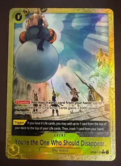 OP TCG You're the One Who Should Disappear (Alternate Art) OP06-115 PRB-02 - Image 1