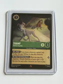 Tramp Enterprising Dog 110 Disney Lorcana Archazias 2025 Mint - 9.0 + Rare - Image 1