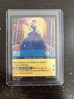 Belle - Of the Ball 158/204 Rare Shimmering Skies Disney Lorcana Cold Foil - Image 1