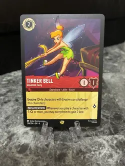Disney Lorcana TCG Tinker Bell Insistent Fairy 136/204 Reign of Jafar Legendary - Image 1