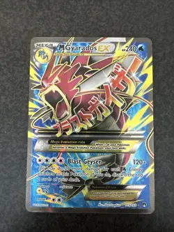 Pokemon TCG Mega Gyarados EX Full Art Holo XY Breakpoint Red Shiny NM 115/122 - Image 3