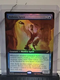 Baboon Spirit (Extended Art Foil) - 0177 - Avatar: The Last Airbender TLE MTG NM - Image 1