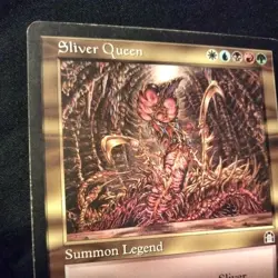 Sliver Queen ,Stronghold ,Magicthe Gathering Rare Card - Image 2