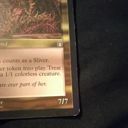 Sliver Queen ,Stronghold ,Magicthe Gathering Rare Card - Image 4