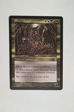 Sliver Queen Stronghold Magic: the Gathering Rare Card - Image 1