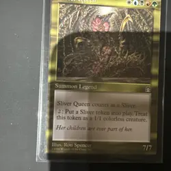 Sliver Queen Magic the Gathering 1998 Rare Legend Creature Stronghold - Image 3