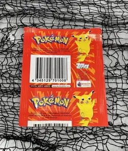 1999 Topps Merlin Pokemon Stickers Series 1 Factory Sealed Booster Pack - Image 2